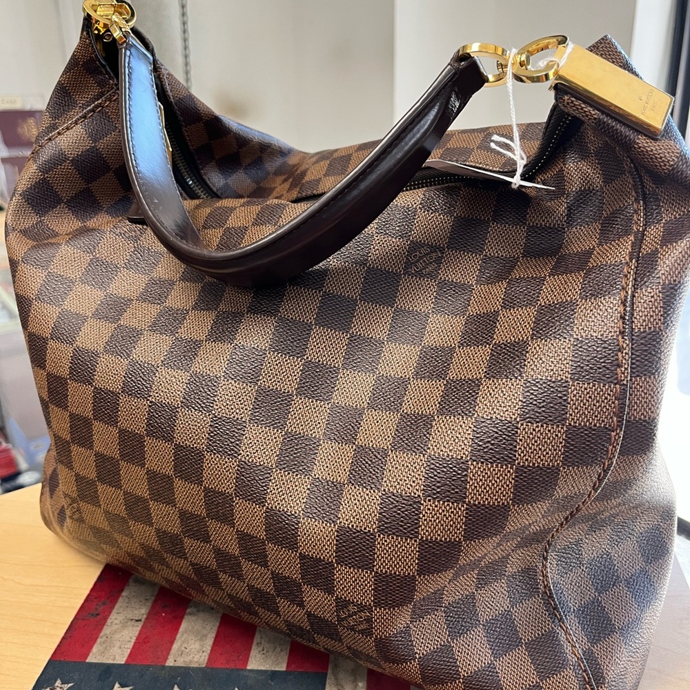 Louis Vuitton Damier Ebene Mint Original Box Dustbag Entrupy Certificate - Picture 8 of 14